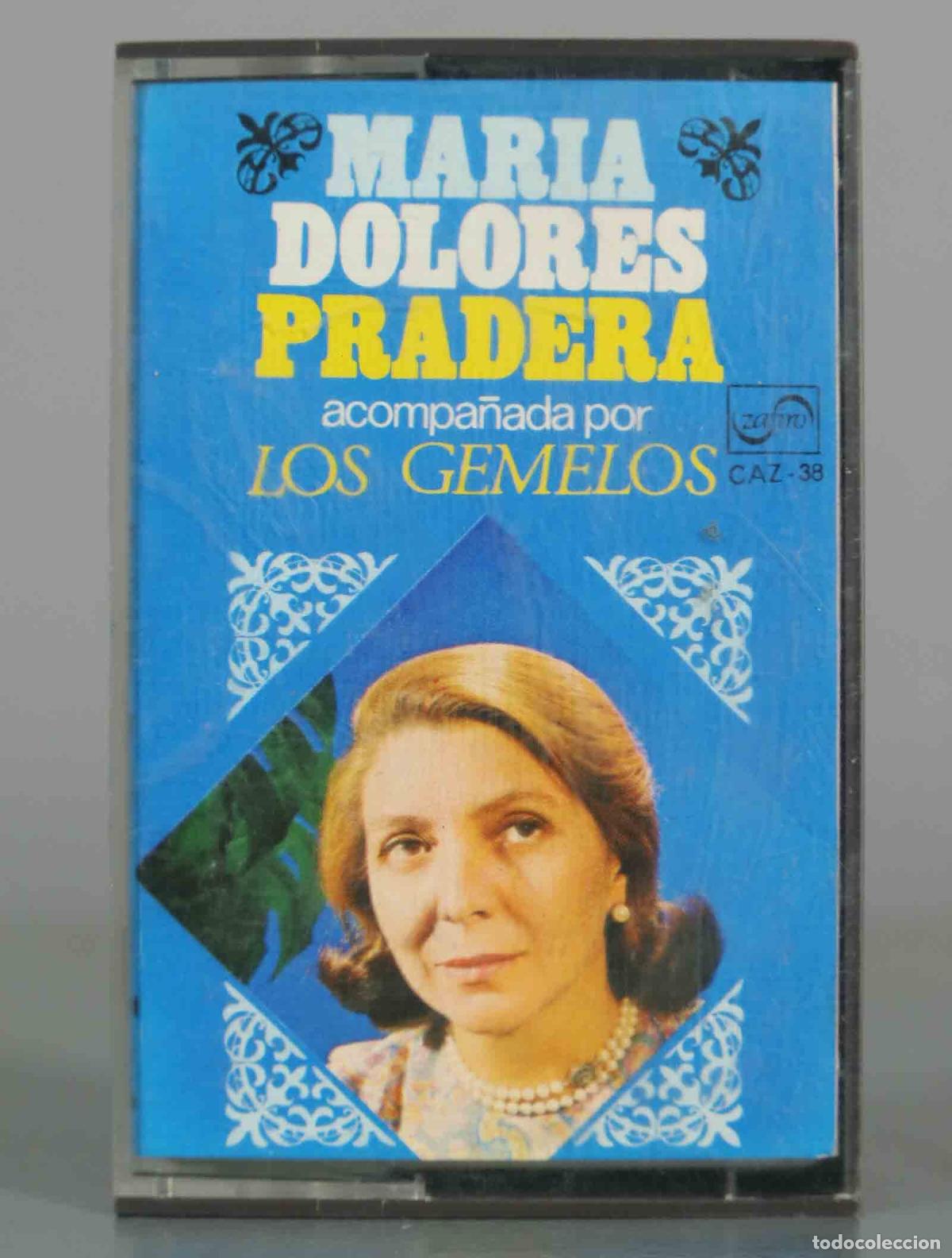 Casetes antiguos: CASSETTE. Mar&iacute;a Dolores Pradera - Mar&iacute;a Dolores Pradera acompa&ntilde;ada por Los Gemelos - Zafiro