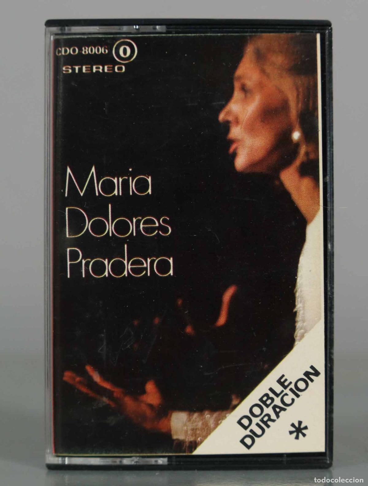 Casetes antiguos: CASSETTE. Mar&iacute;a Dolores Pradera - Doble Duraci&oacute;n 20 canciones - Zafiro