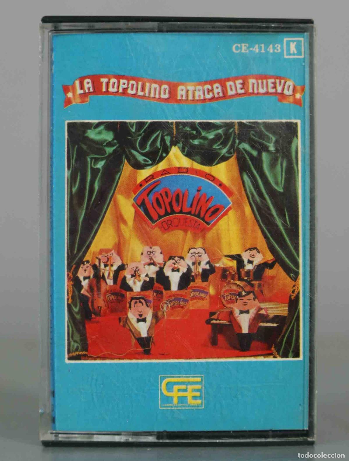 Casetes antiguos: CASSETTE. La Topolino ataca de nuevo - Topolino Radio Orquesta - Editorial CFE
