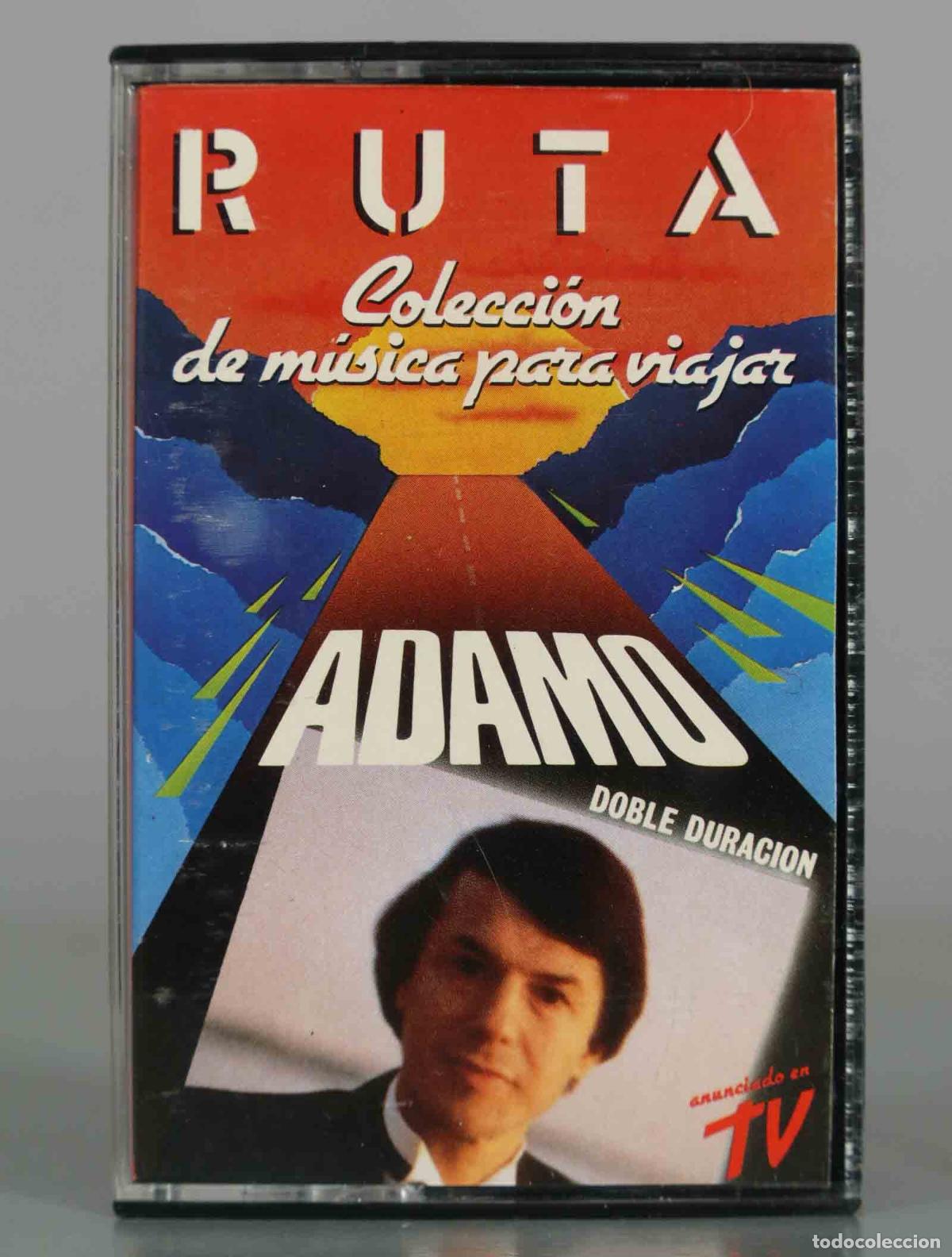 Casetes antiguos: CASSETTE. Ruta - Colecci&oacute;n de m&uacute;sica para viajar - Salvatore Adamo - Doble Duraci&oacute;n