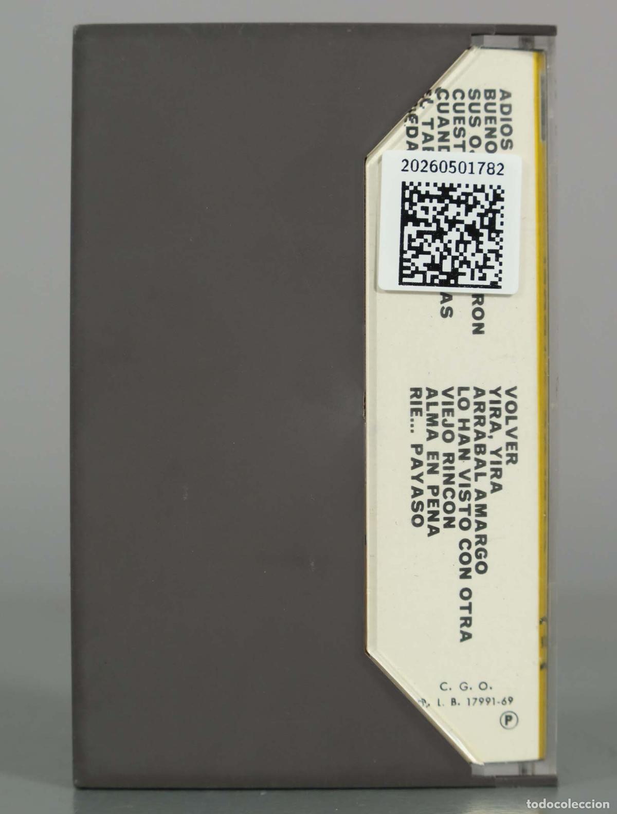 Casetes antiguos: CASSETTE. Carlos Gardel - EMI-Ode&oacute;n - Foto 2