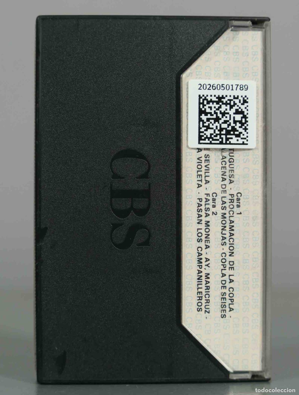Casetes antiguos: CASSETTE. Qu&eacute;date con la copla - Carlos Cano - Foto 2