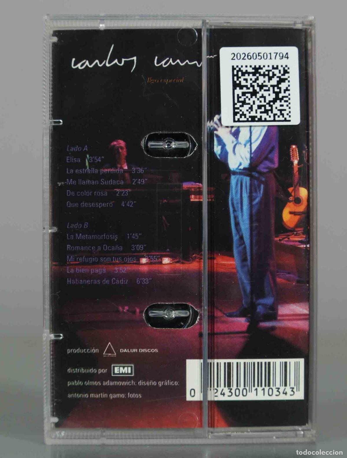 Casetes antiguos: CASSETTE. Algo Especial - Carlos Cano - Foto 2