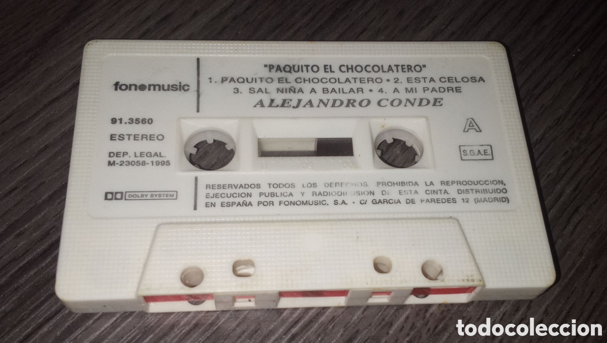 Casetes antiguos: CASSETTE DE ALEJANDRO CONDE - Foto 1