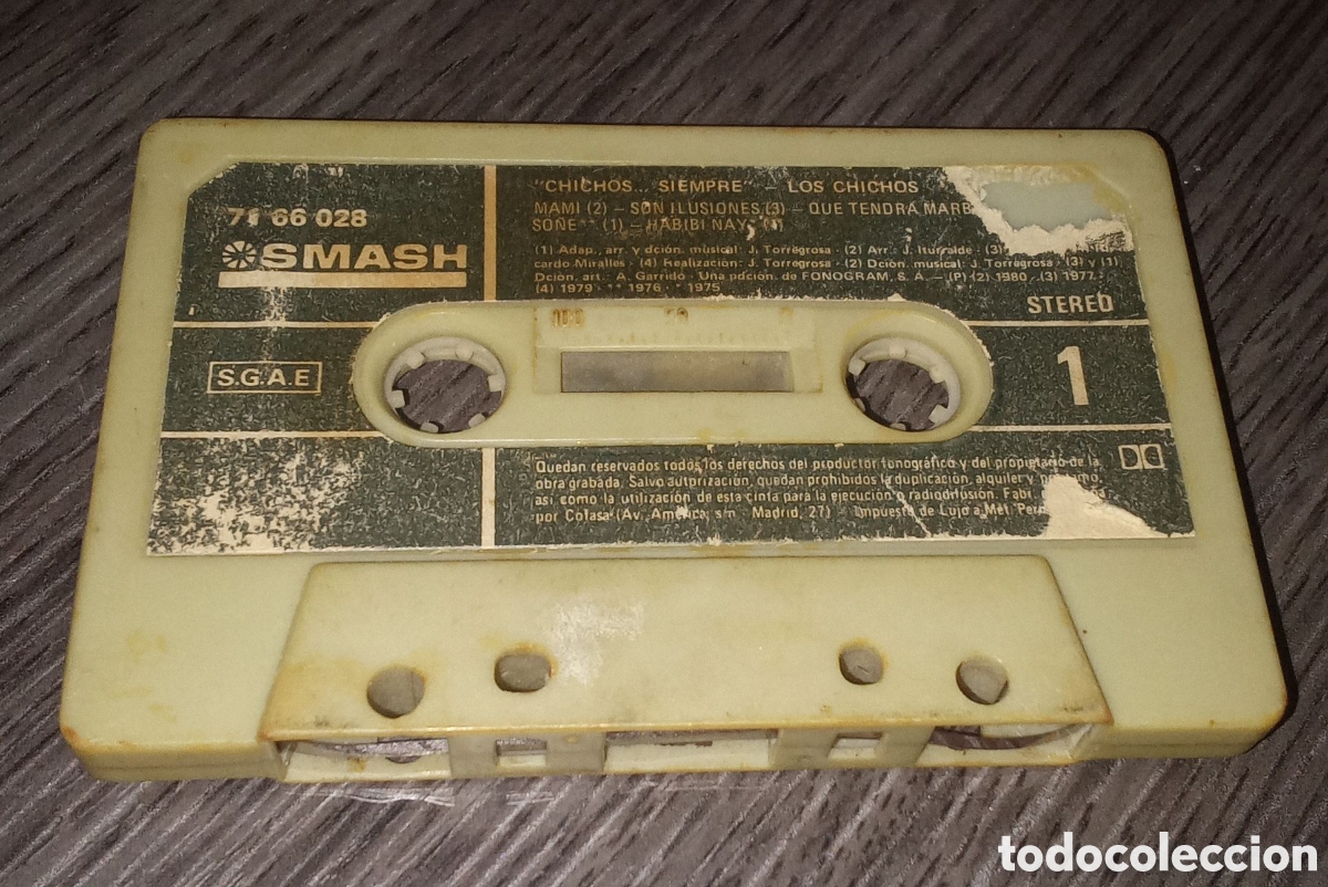 Casetes antiguos: CASSETTE DE LOS CHICHOS