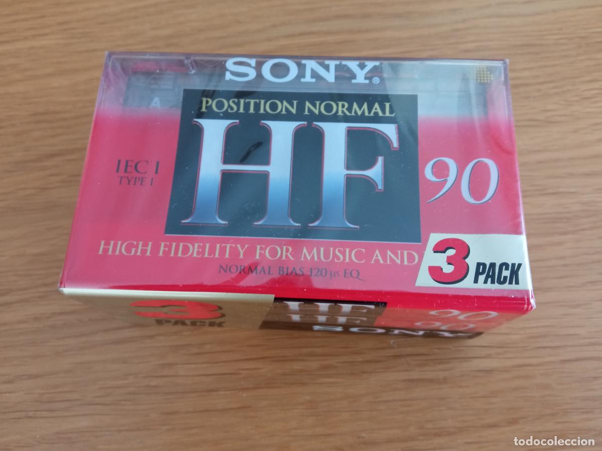 Casetes antiguos: CINTA CASETTE SONY 90 MIN. PACK DE 3 - VIRGEN