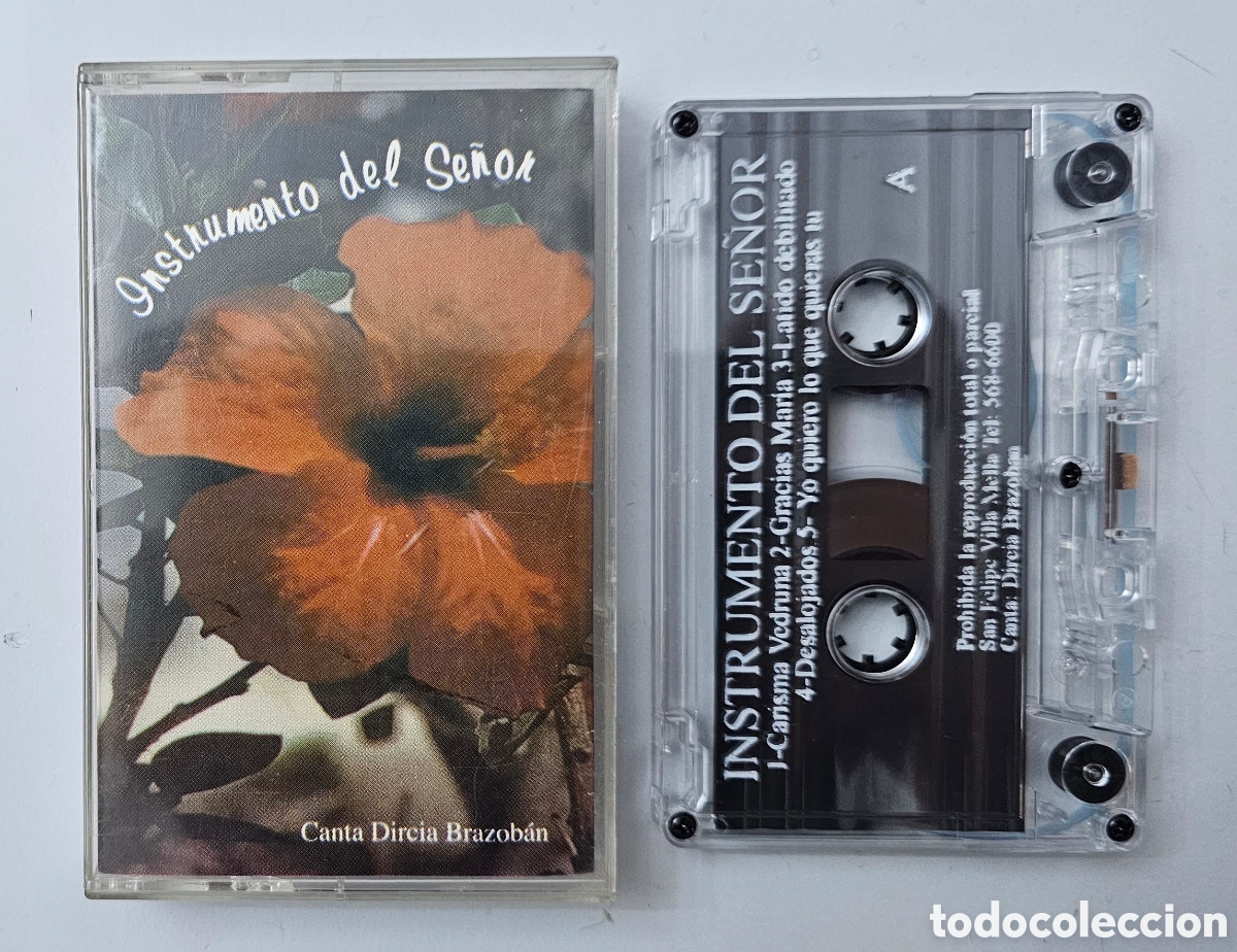 Casetes antiguos: CASSETTE DIRCIA BRAZOBAN - Instrumento del Se&ntilde;or (Rep. Dominicana - Private - 1999) Xian Pastoral