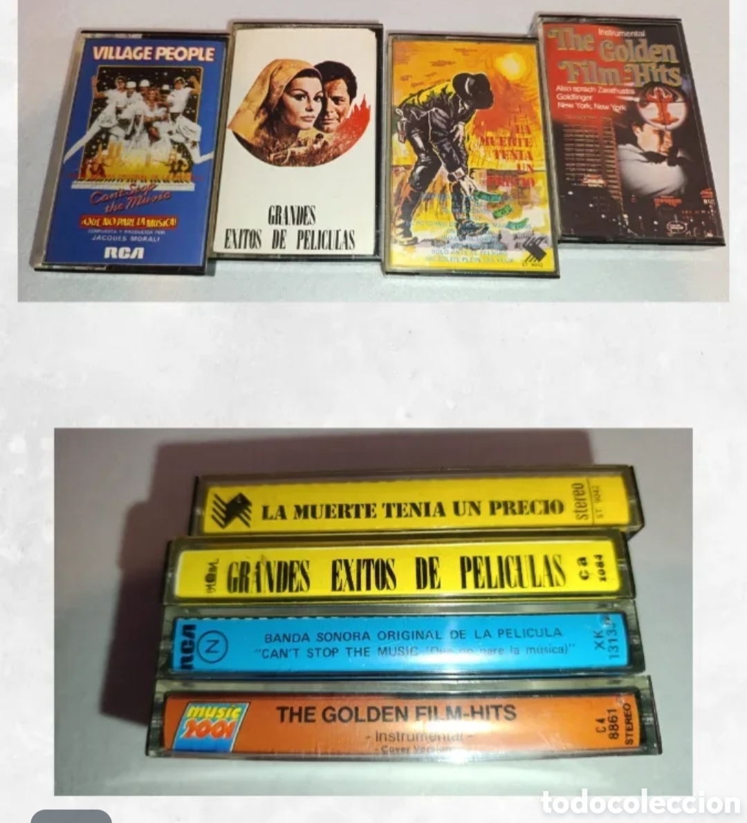 Casetes antiguos: Lote 4 cassettes B.S.O.