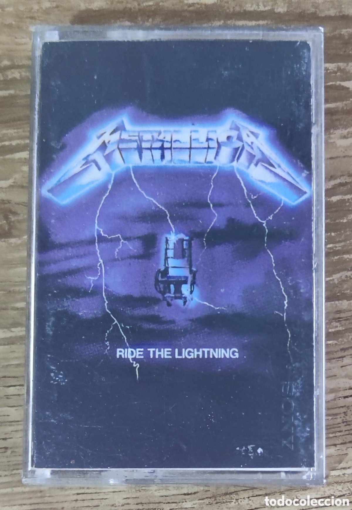 Casetes antiguos: Cassette Metallica - Ride The Lightning (1984)
