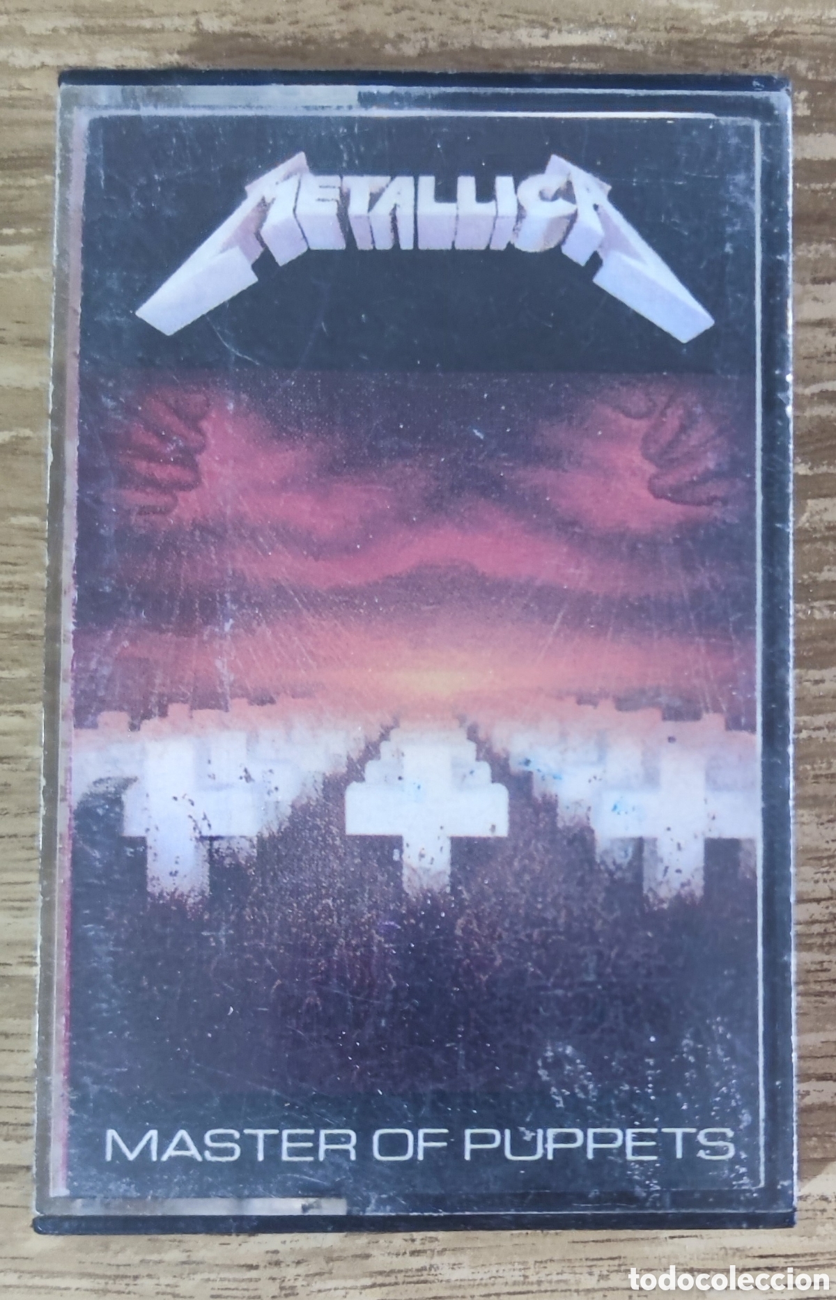Casetes antiguos: Cassette Metallica - Master of Puppets (1986)