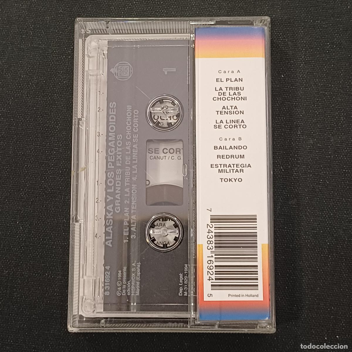 Casetes antiguos: ALASKA Y LOS PEGAMOIDES/GRANDES EXITOS/CASETE. - Foto 2