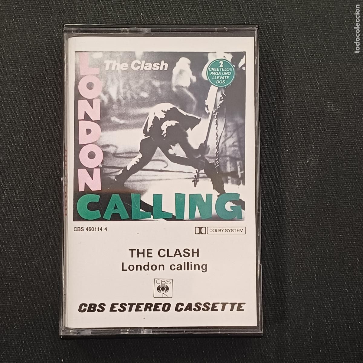 Casetes antiguos: THE CLASH/LONDON CALLING/CASETE PUNK.