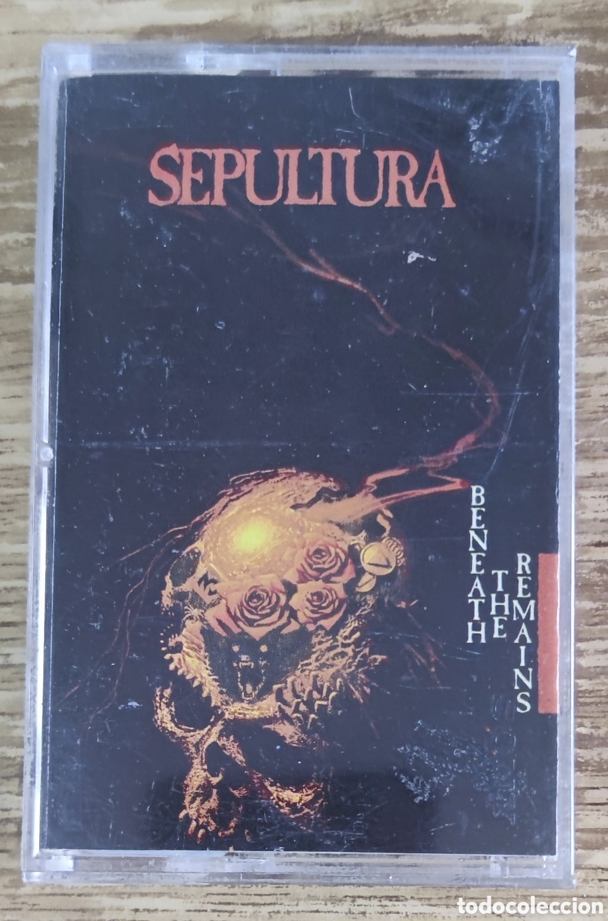 Casetes antiguos: Cassette Sepultura - Beneath The Remains (1989) ed. holandesa