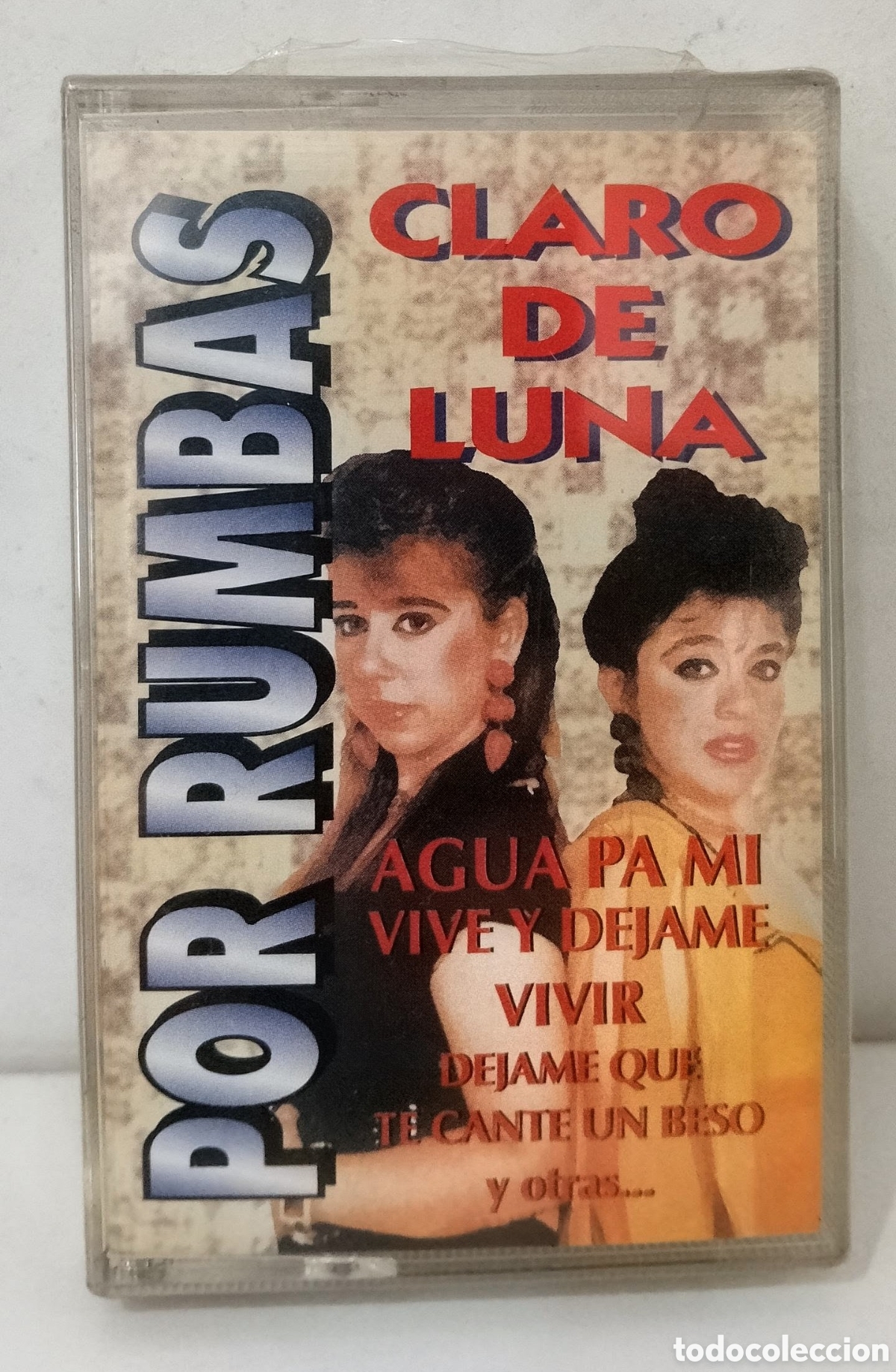Casetes antiguos: POR RUMBAS - CLARO DE LUNA. CASSETTE PRECINTADO