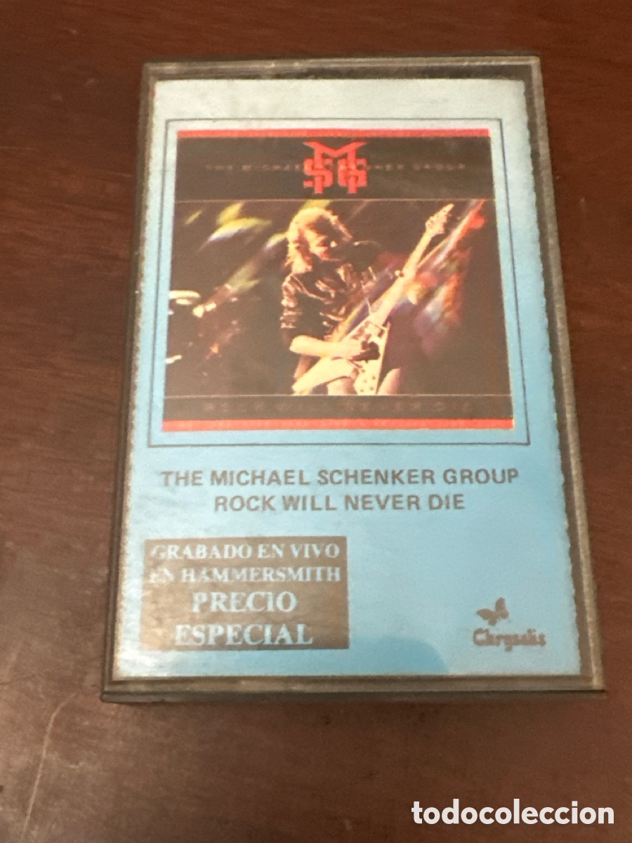 Casetes antiguos: THE MICHAEL SCHENKER GROUP / ROCK WILL NEVER DIE - Foto 7
