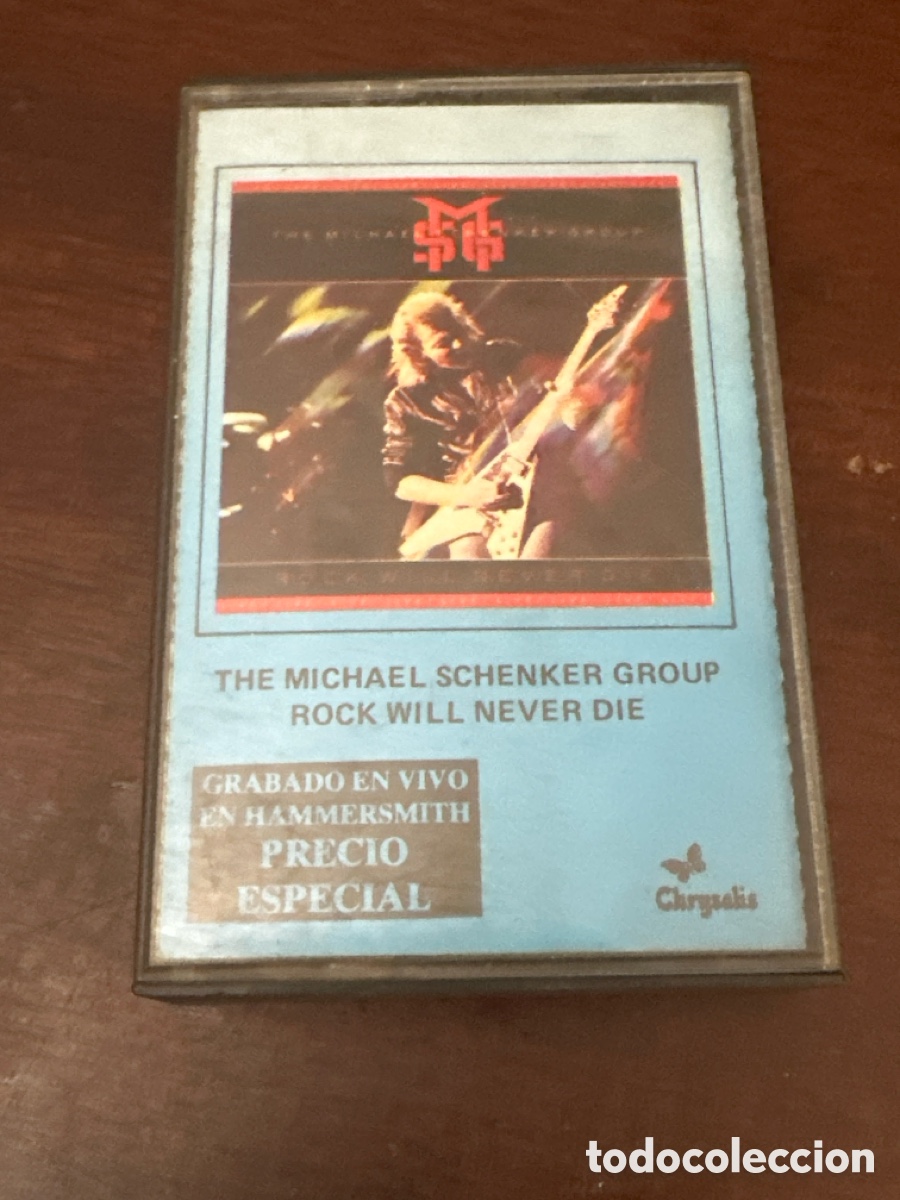 Casetes antiguos: THE MICHAEL SCHENKER GROUP / ROCK WILL NEVER DIE - Foto 1
