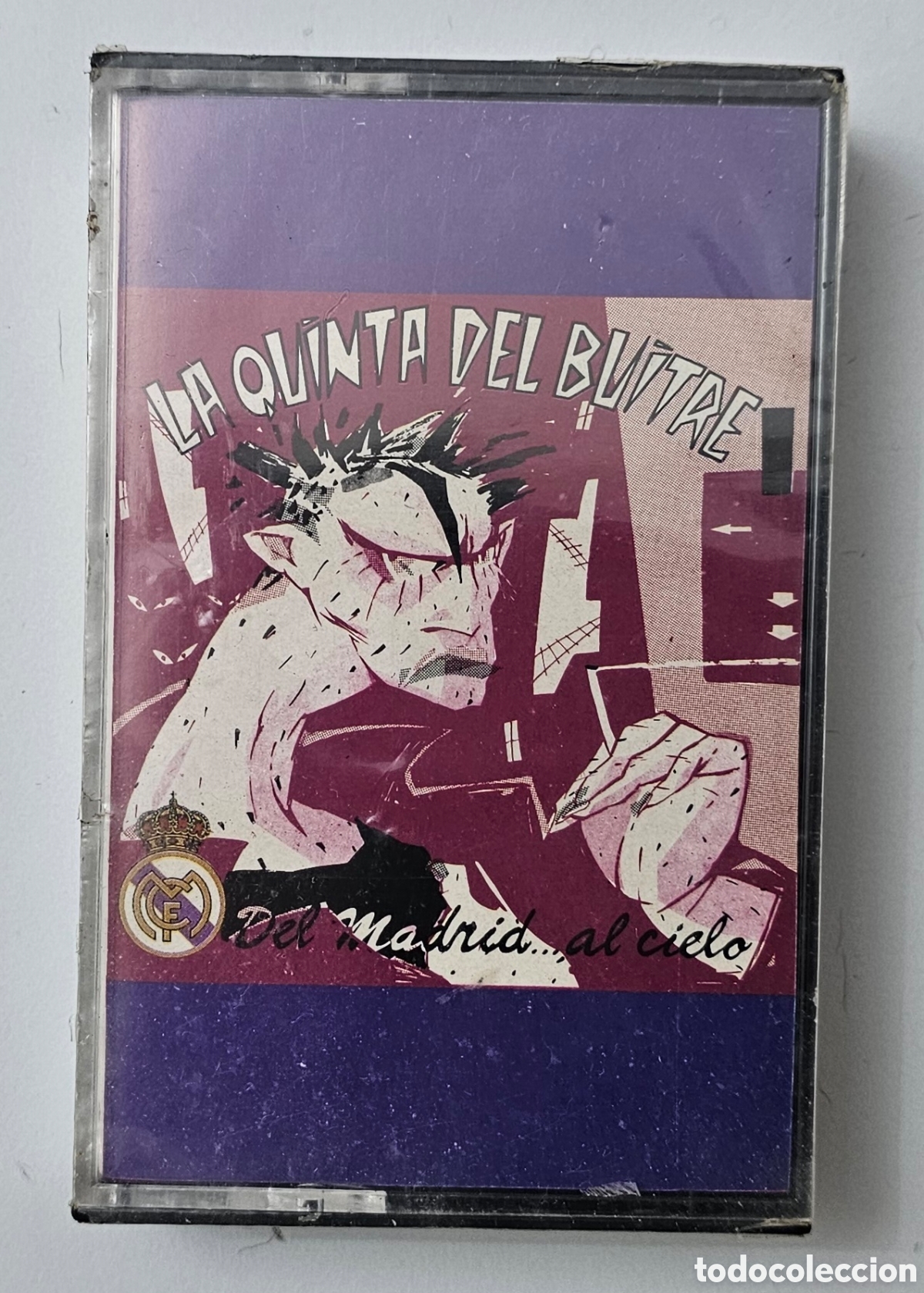 Cassettes Anciennes: CASSETTE LA QUINTA DEL BUITRE De Madrid al cielo (Espa&ntilde;a Twins 1987) F&uacute;tbol Real Madrid PRECINTADA