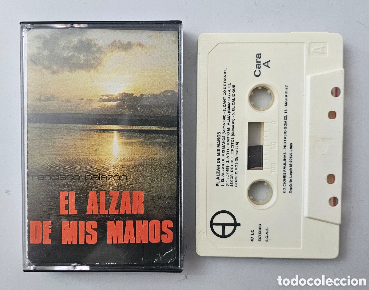 Casetes antiguos: CASSETTE FRANCISCO PALAZON - El azar de mis manos (Espa&ntilde;a - Paulinas - 1985) XIAN CRISTIANA RARO