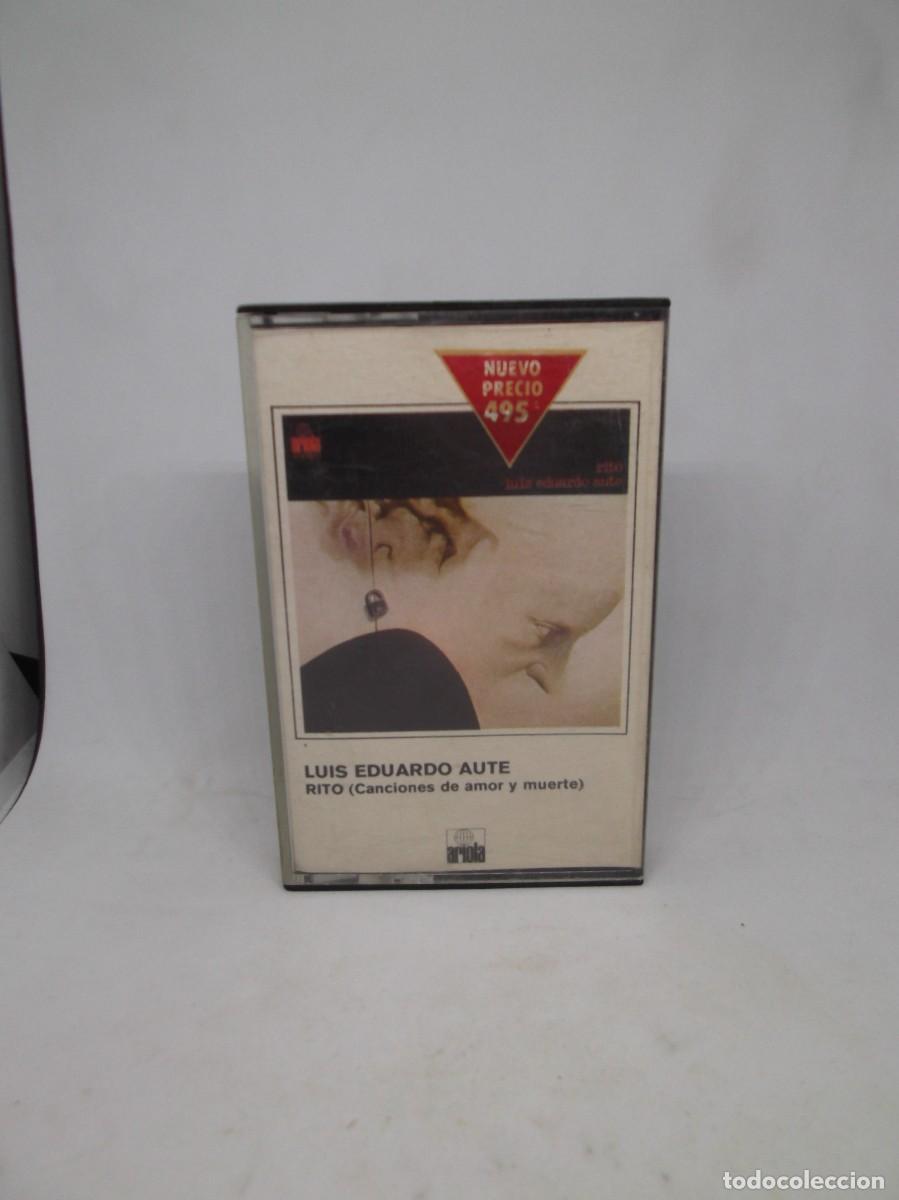 Cassetes antigas: Luis Eduardo Aute.Rito (canciones de amor y muerte)Casete Ariola 1974