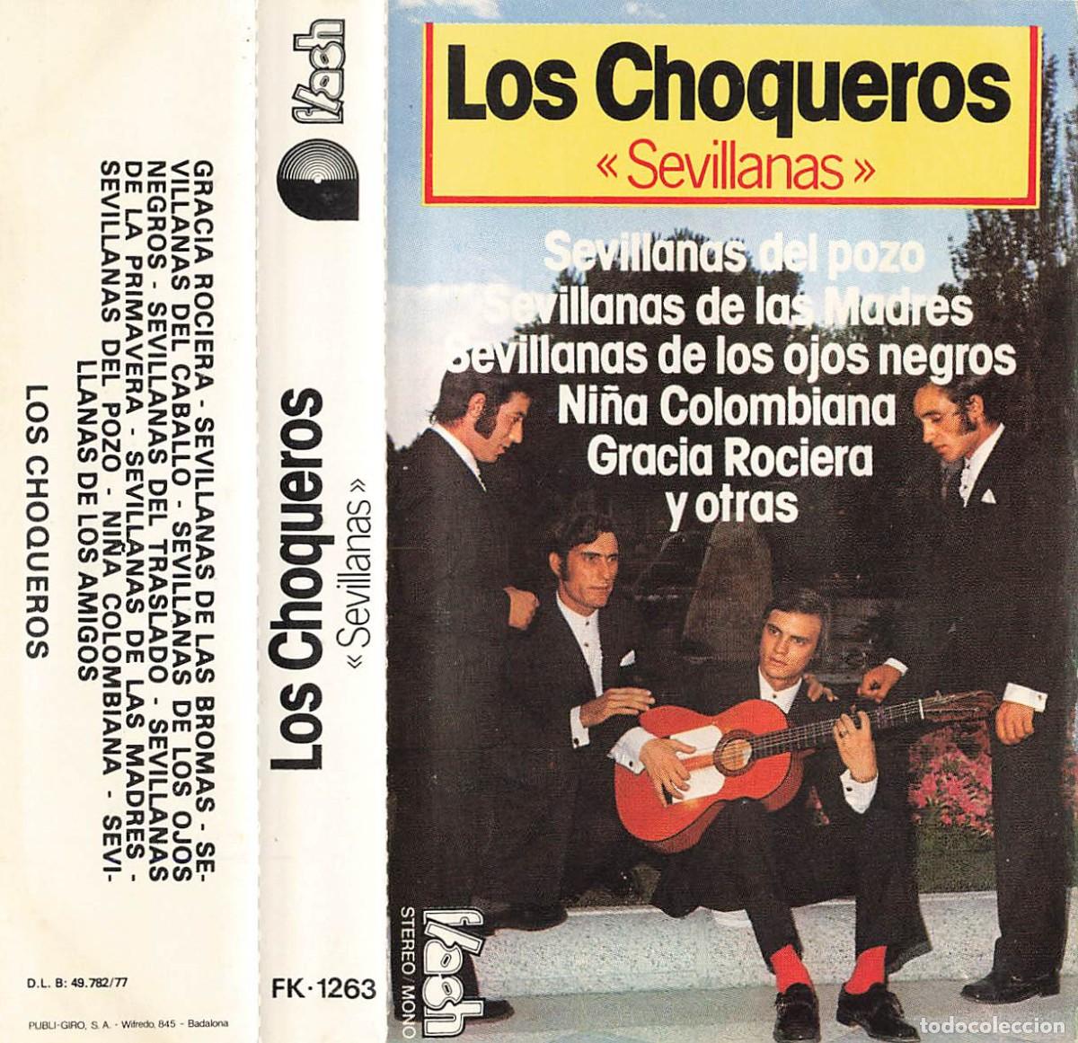 Casetes antiguos: Los Choqueros - Sevillanas (Cassette) - Foto 5