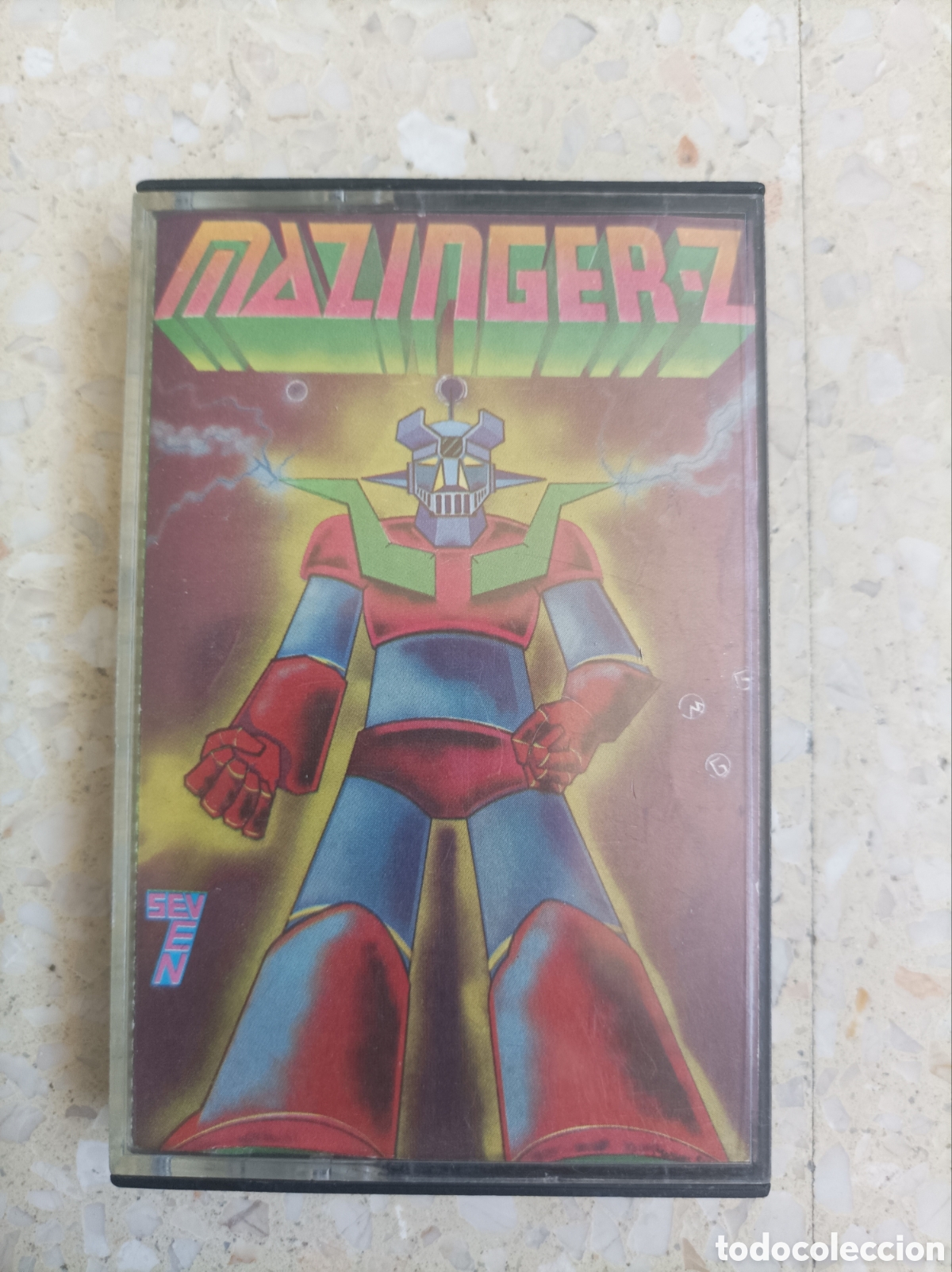 Casetes antiguos: Raro Cassette Mazinger Z Edici&oacute;n de Seven S.A. Manolo Gracia El &uacute;ltimo de la Fila