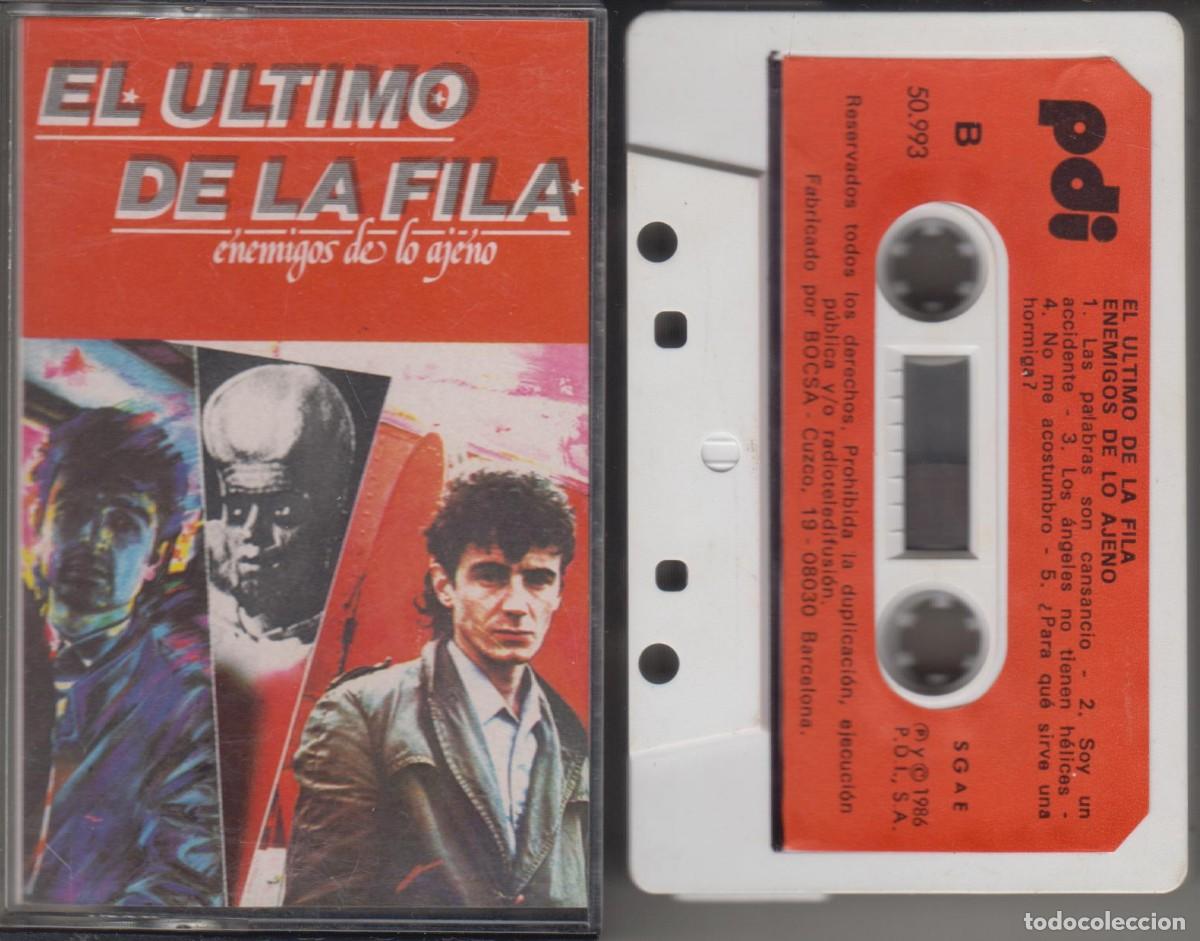 Casetes antiguos: El &Uacute;ltimo De La Fila cassette Enemigos De Lo Ajeno 1986 PDI Primera edici&oacute;n (ver fotos)
