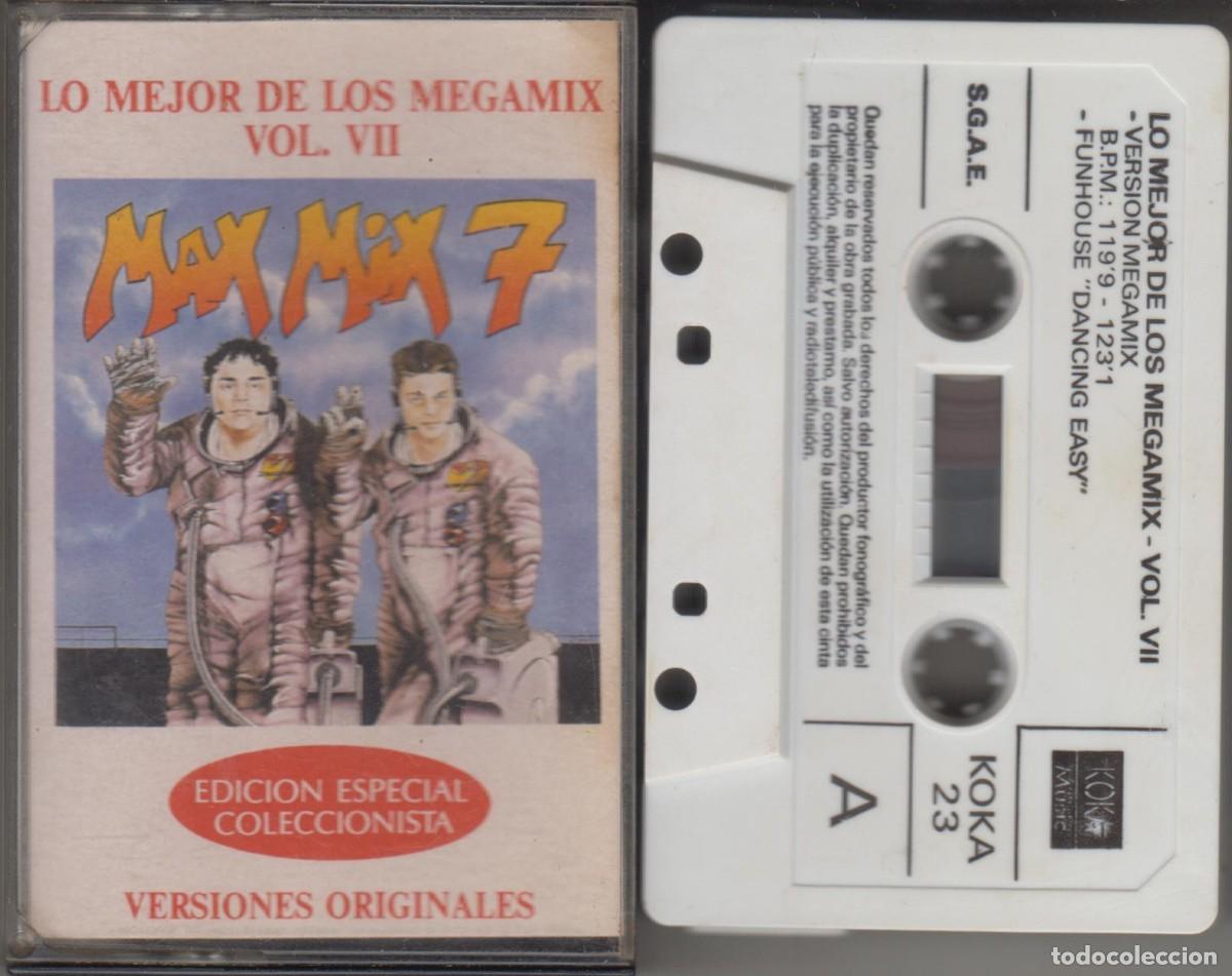 Casetes antiguos: Lo Mejor De Los Megamix Vol. VII cassette Max Mix 7 1989 Koka Music