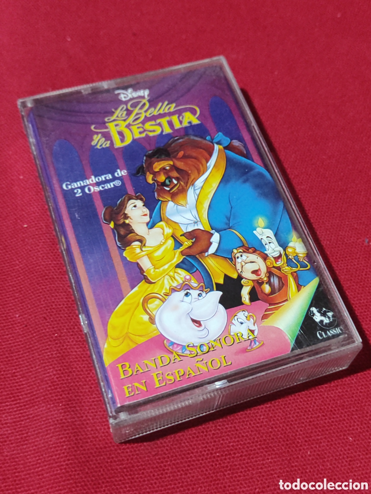 Casetes antiguos: La bella y la bestia Disney bso casette banda sonora en espa&ntilde;ol