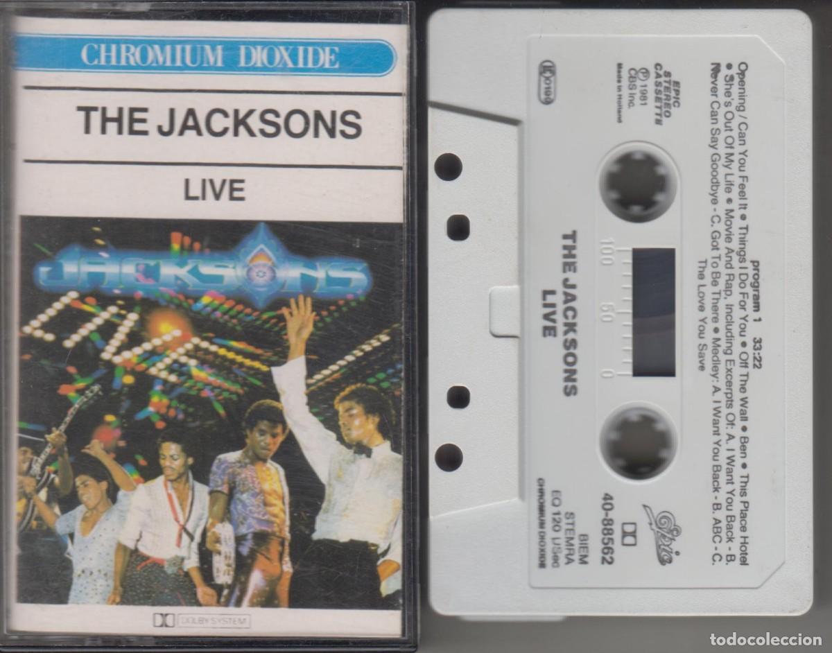 Casetes antiguos: The Jacksons cassette Live 1981 Holland Michael Jackson