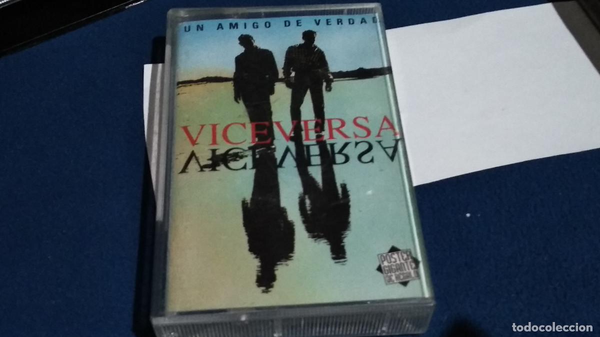 Casetes antiguos: VICEVERSA / UN AMIGO DE VERDAD - 1993 MAX MUSIC - POP 90'S - TECNO - OBK- CASETE CINTA CASSETTE