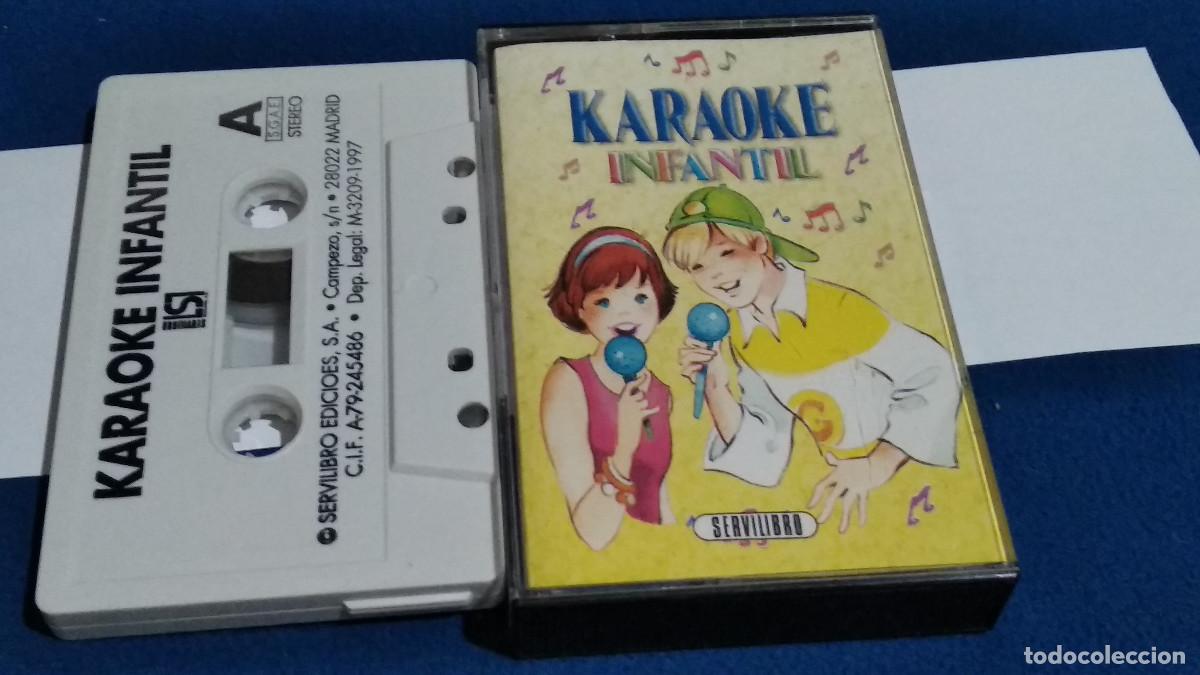 Casetes antiguos: KARAOKE INFANTIL - 1997 SERVILIBRO - 9 TEMAS CASETE EN CINTA