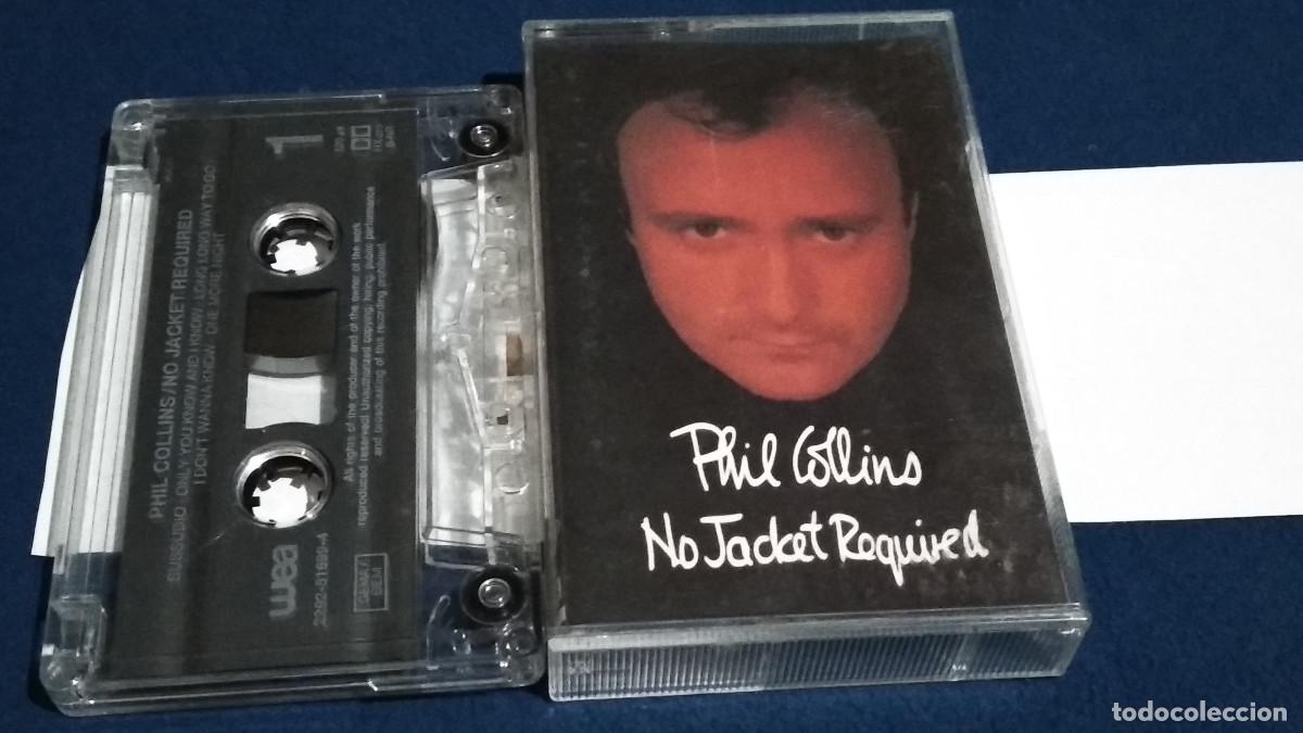 Casetes antiguos: Phil Collins &ndash; No Jacket Required - WEA 1985 POP ROCK CASETE CASSETTE