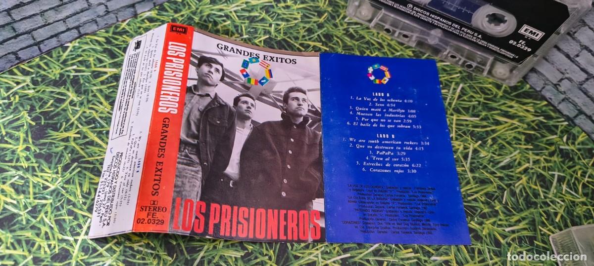 Casetes antiguos: Los Prisioneros &rdquo;Grandes Exitos&rdquo; Cassette edicion peruana