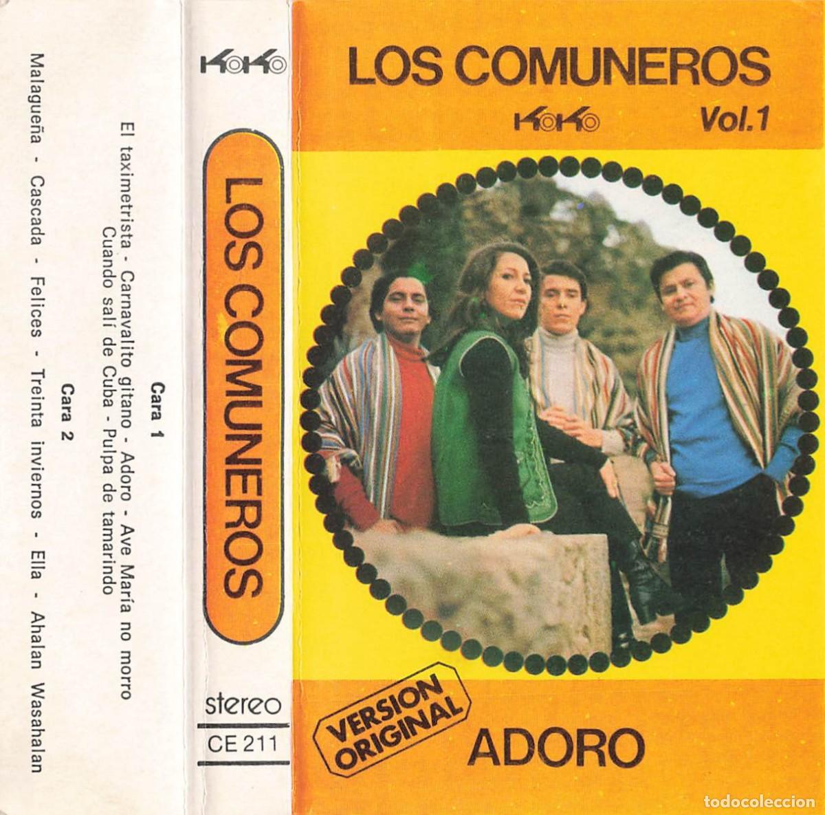 Casetes antiguos: Los Comuneros - Adoro Vol. 1 (Cassette)