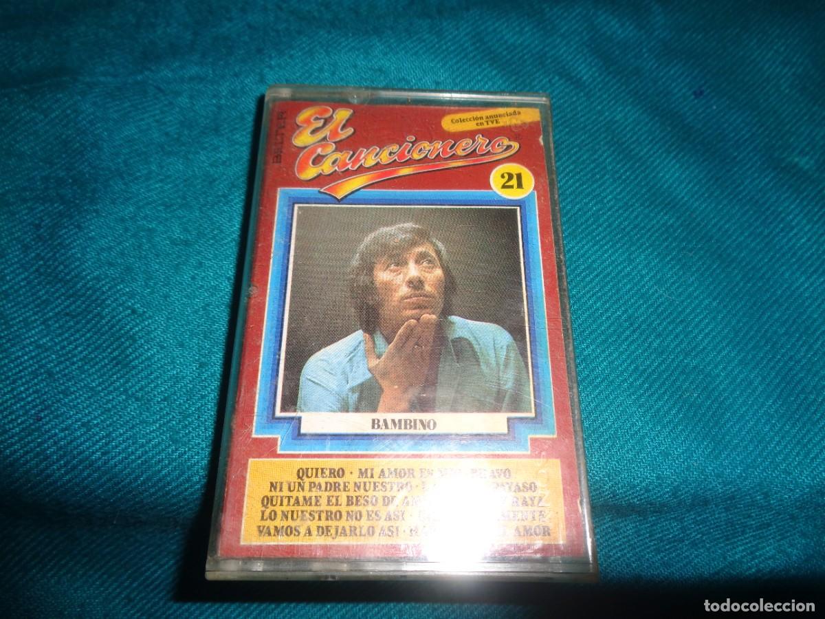 Casetes antiguos: EL CANCIONERO : BAMBINO. VOL. 21. 1980. CASETE(#)