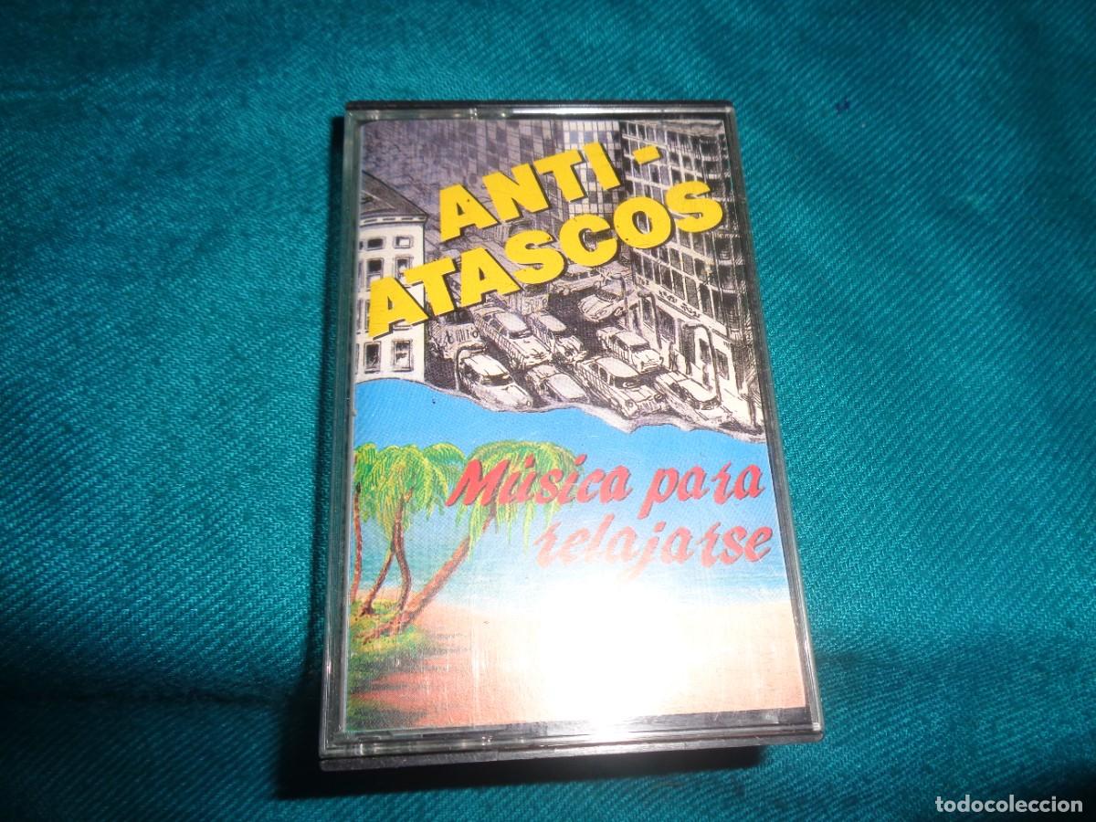 Casetes antiguos: ANTI-ATASCOS. MUSICA PARA RELAJARSE. LIBELULA, 1990. CASETE