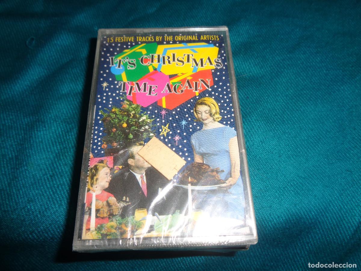 Casetes antiguos: IT&acute;S CHRISTMAS TIME AGAIN. PEGGY LEE, ANDREWS SISTERS....EDC. UK. CASETE PRECINTADO(#)