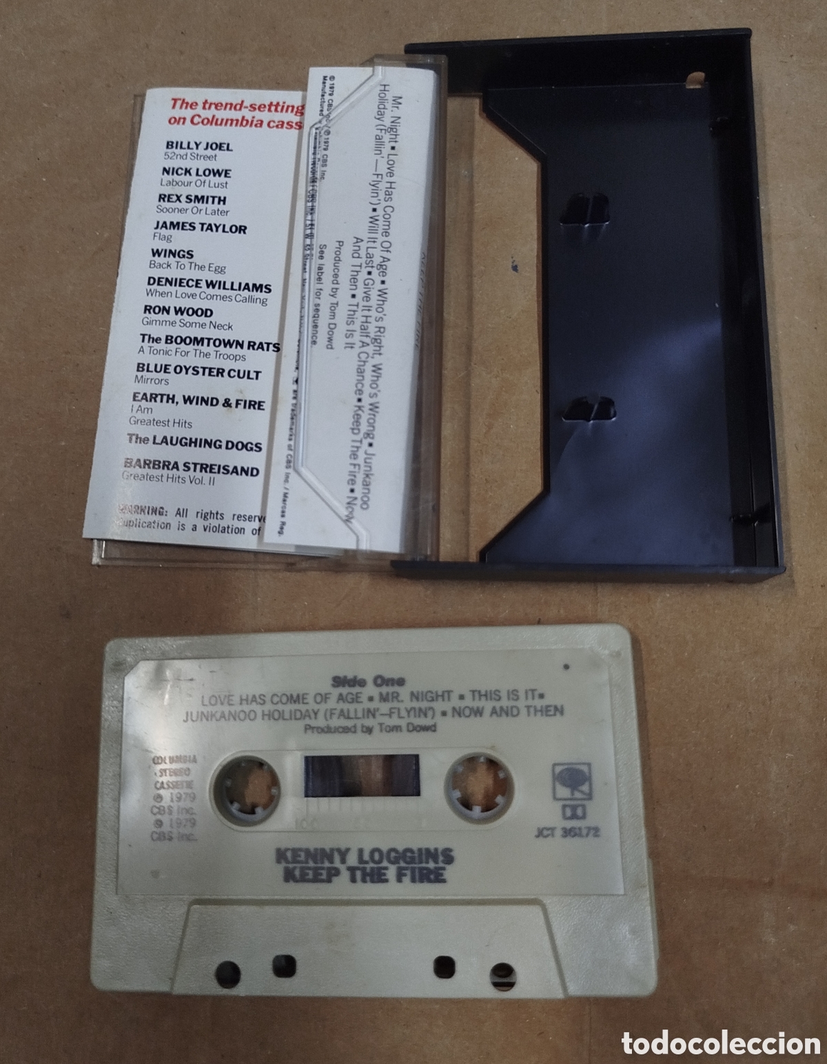 Casetes antiguos: Kenny Loggins &lrm;&ndash; Keep The Fire. CASSETTE - Foto 2