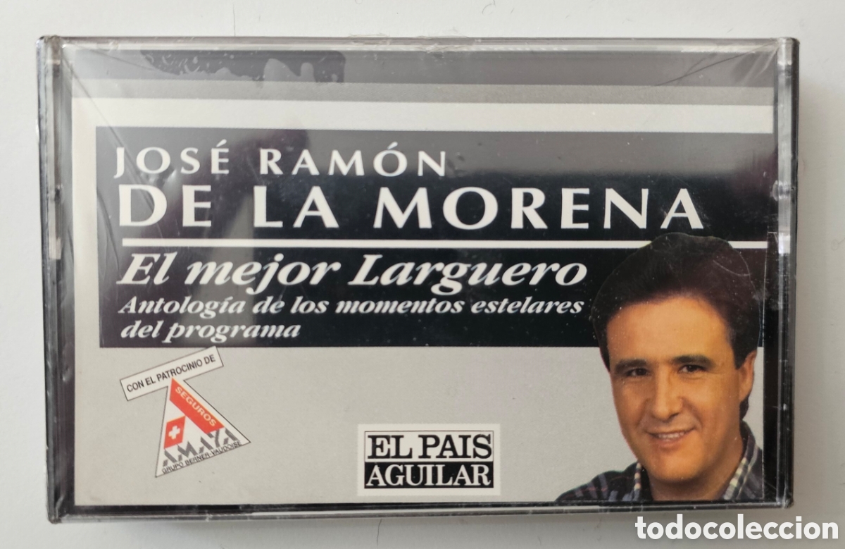 Casetes antiguos: CASSETTE JOSE RAMON DE LA MORENA - El mejor larguero (Espa&ntilde;a Pa&iacute;s Aguilar 1995) FUTBOL PRECINTADO