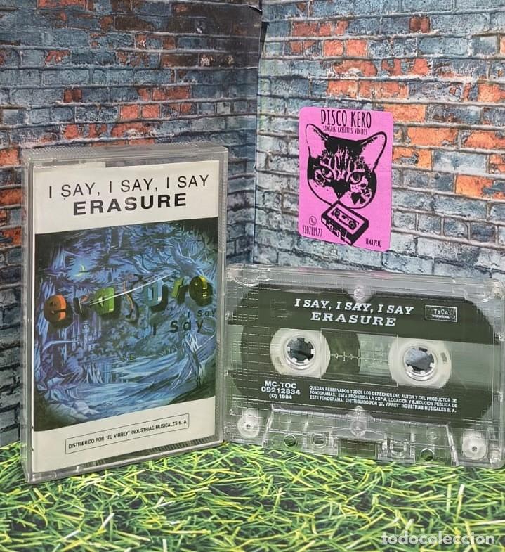 Casetes antiguos: Erasure &rdquo; I Say, I Say, I Say&rdquo; Cassette edicion peruana