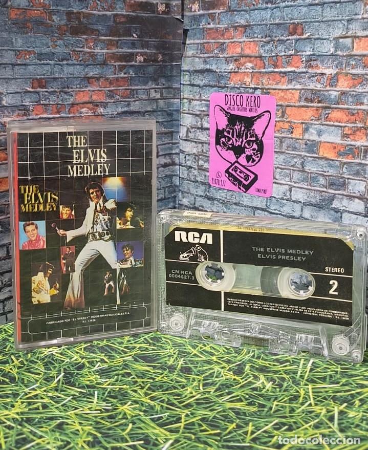 Casetes antiguos: Elvis Presley &rdquo;The Elvis Presley Medley&rdquo; cassette edicion peruana