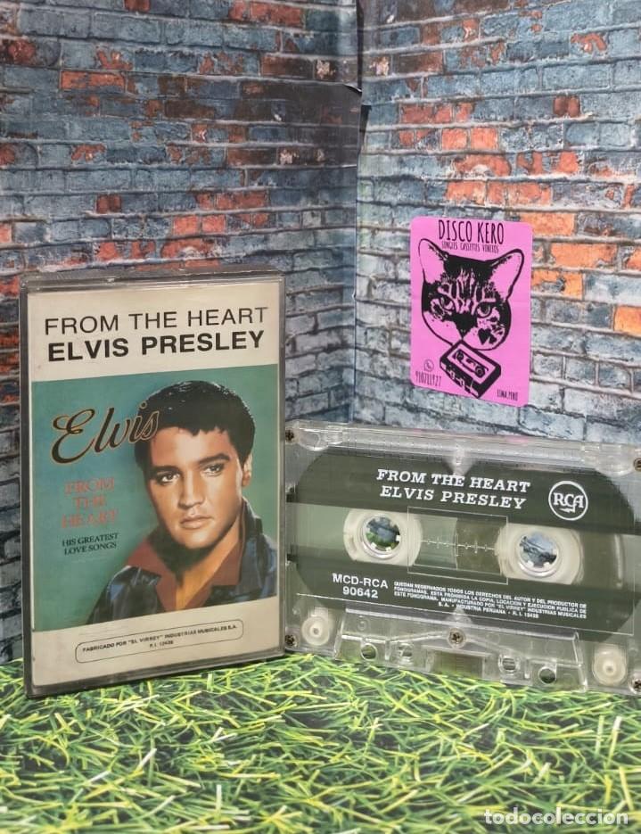 Casetes antiguos: Elvis Presley &rdquo;From The Heart&rdquo; Casette edicion peruana