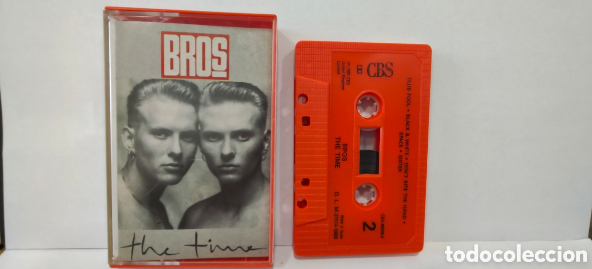 Casetes antiguos: CINTA CASSETTE BROS THE TIME (ORIGINAL CBS 1989)