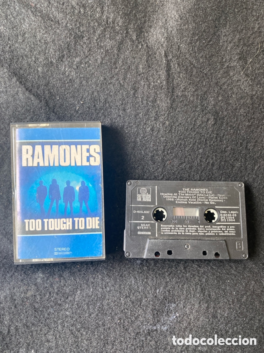 Casetes antiguos: Casete de the ramones 1&rsquo;edicion ariola