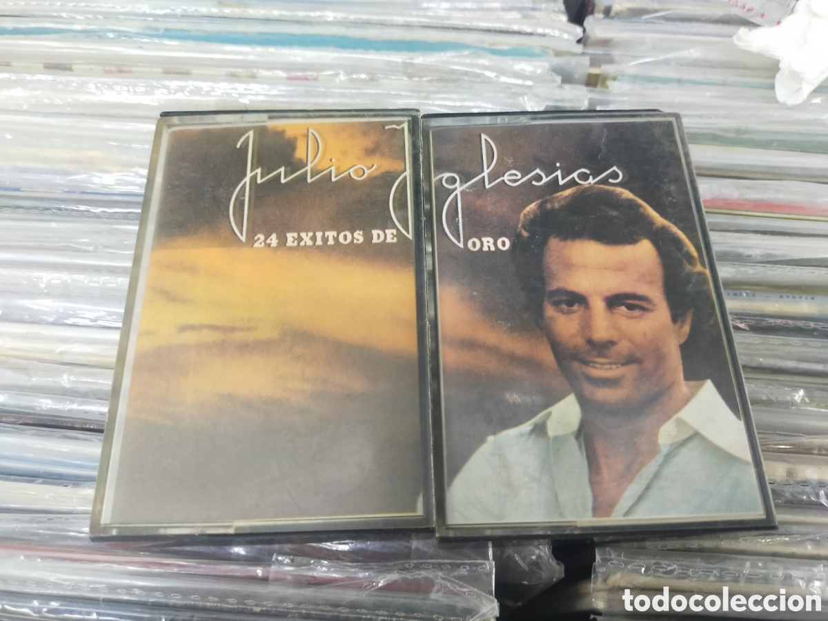 Casetes antiguos: Julio iglesias doble casete 24 &eacute;xitos de oro 1979
