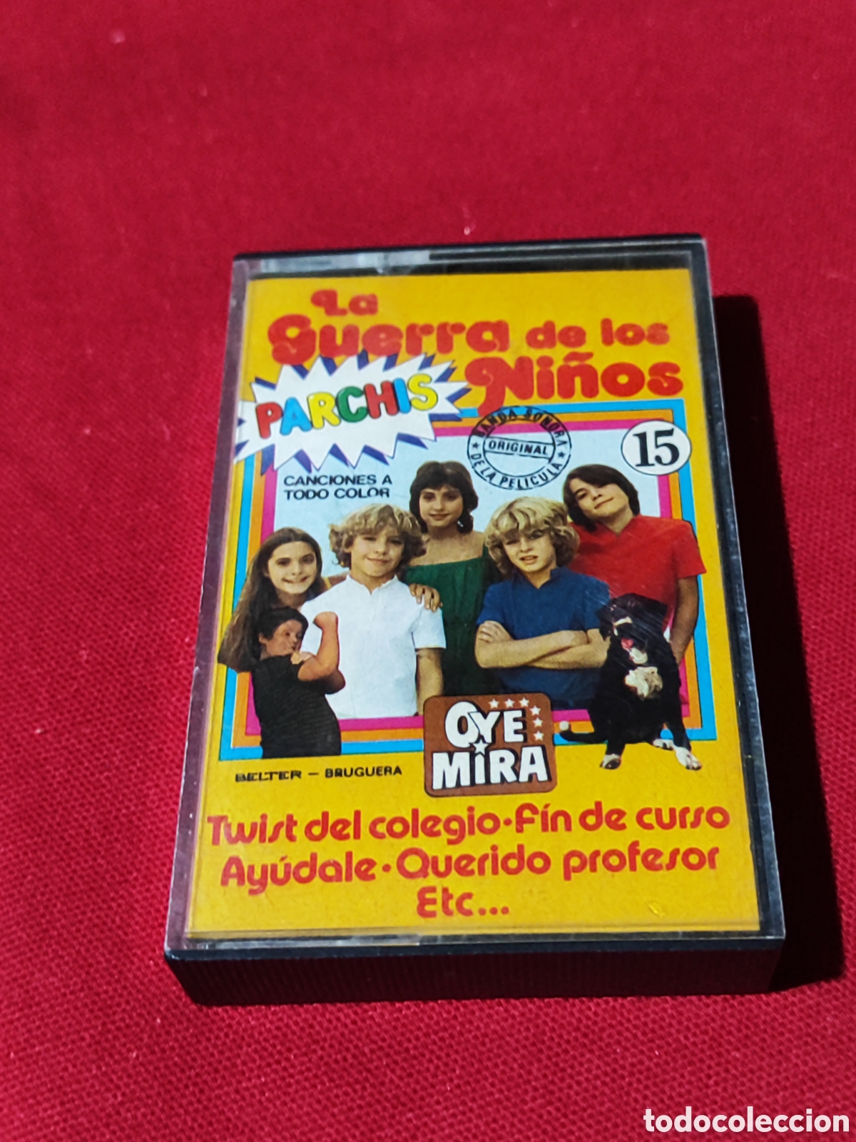 Casetes antiguos: Casette la guerra de los ni&ntilde;os Parchis