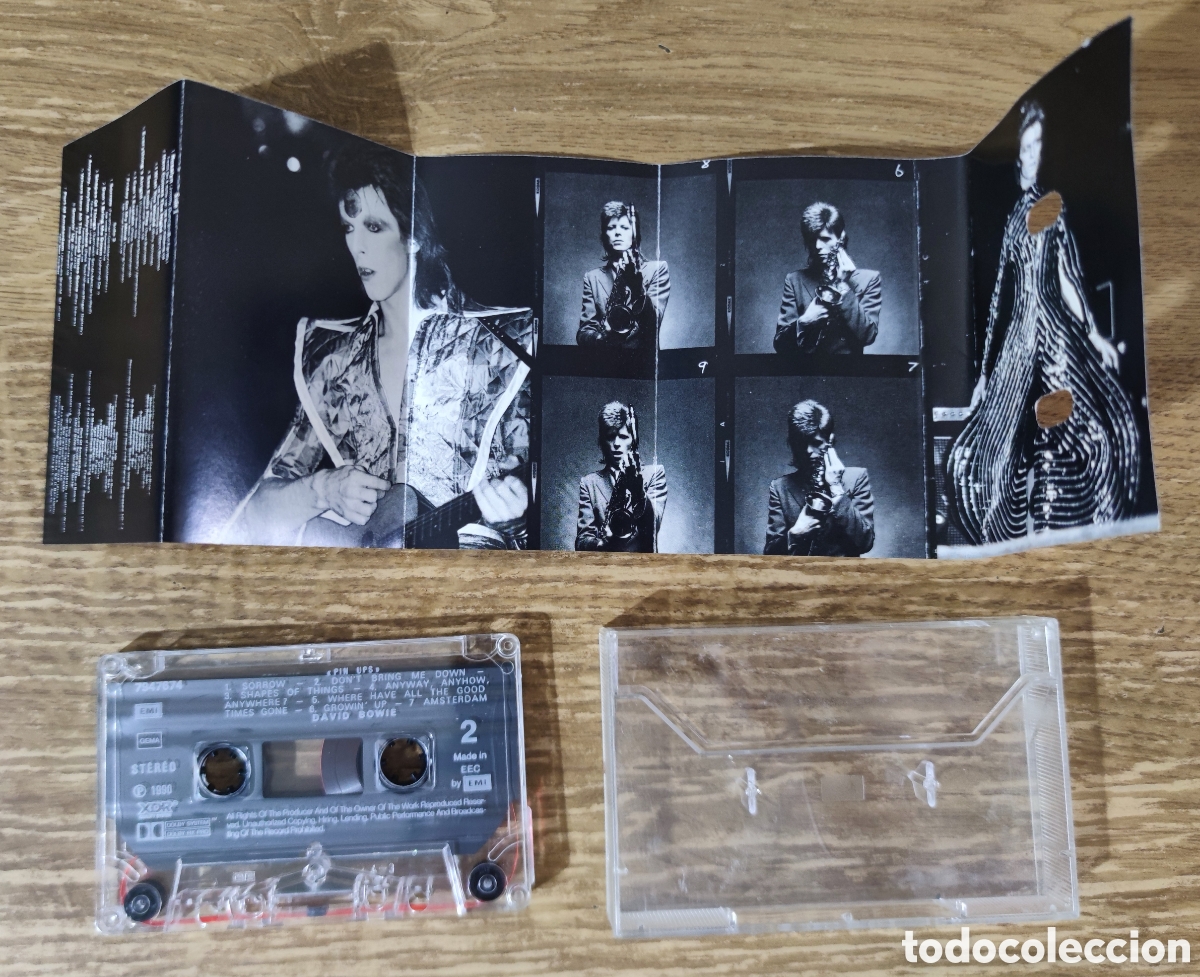 Casetes antiguos: Cassette David Bowie - Pin Ups (1990) - Foto 3