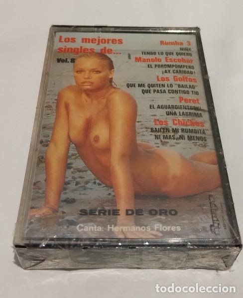 Old Cassettes: Hermanos Flores - Los Mejores Singles De... Vol 8 (Olympo, 1977) Peret, Rumba 3, Golfos, Chichos ..
