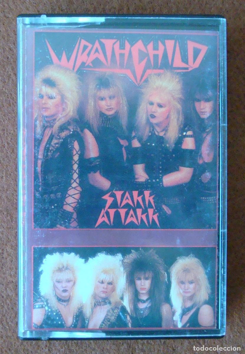 Casetes antiguos: Wrathchild : Stakk Attak - Cassette original Alemania 1984 Heavy Metal