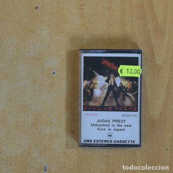 Casetes antiguos: JUDAS PRIEST - UNLEASHED IN THE EAST LIVE IN JAPAN - CASSETTE